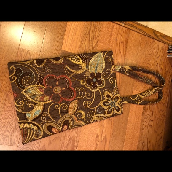 Gorgeous Handmade Floral Purse Handbag - Picture 4 of 6